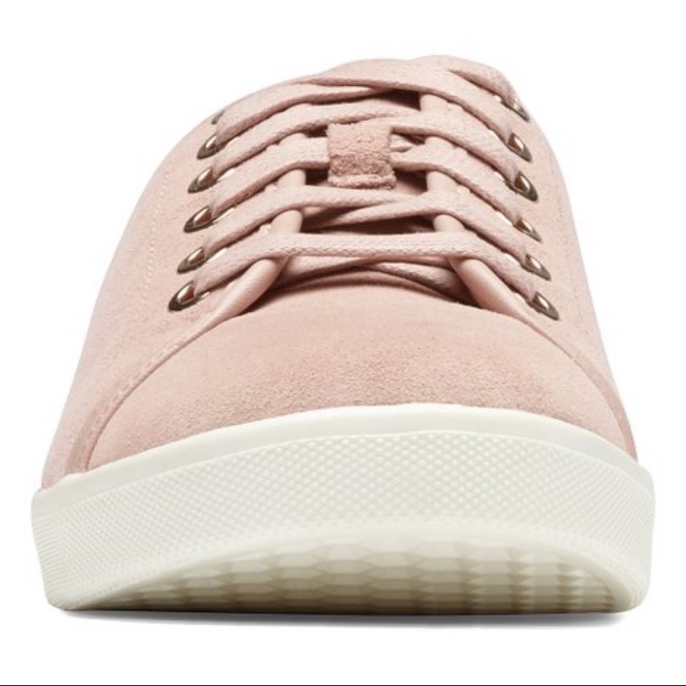 Vionic 🆕Sunny Brinley Light Pink Suede Sneakers 9 - Picture 3 of 10